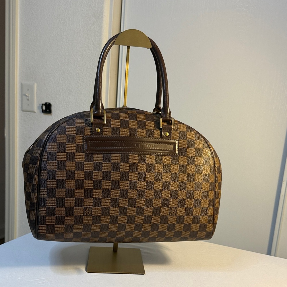 Louis Vuitton Damier Nolita Boston Handbag. Authentic Bag